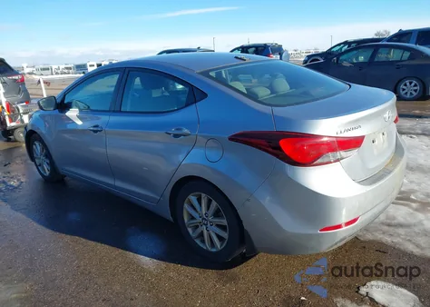 2016 Hyundai Elantra Se из США, поврежденный, VIN 5NPDH4AEXGH718325